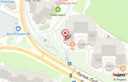Магазин автозапчастей Автоклад в Коминтерновском районе на карте