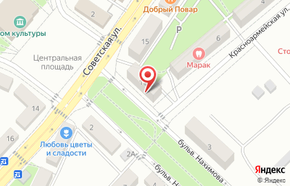 Магазин в Калининграде на карте