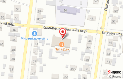 Кафе Светлое в Коммунистическом переулке на карте