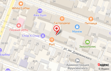 Академия танца и музыки в Фрунзенском районе на карте