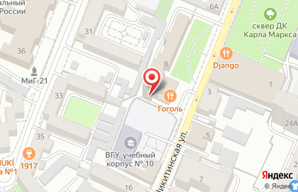 Торговая компания Моби Групп на Никитинской улице на карте