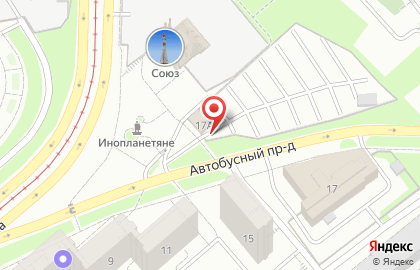 Автостоянка СДС на карте