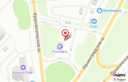 АГЗС Митекс на Красносельском шоссе на карте