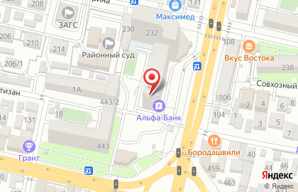 Альфа-Банк в Краснодаре на карте