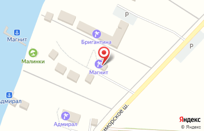 База отдыха Магнит в Белгороде на карте