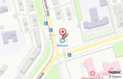 Супермаркет Магнит в Оренбурге на карте