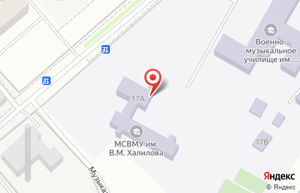 Московское военно-музыкальное училище на карте
