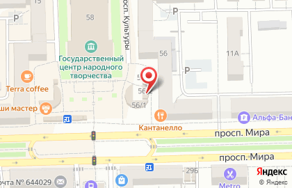 Продовольственный магазин П и Компания в Советском округе на карте