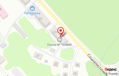 Почта России в Иваново на карте