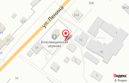 Оптово-розничный магазин одноразовой посуды, упаковки и хозяйственных товаров Мандаринка на улице Ленина на карте