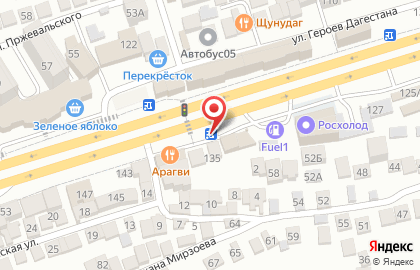 Продуктовый магазин в Махачкале на карте