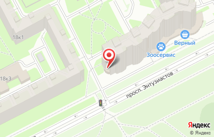 Банкомат Уралсиб на проспекте Энтузиастов на карте