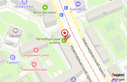 Петербургские аптеки в Санкт-Петербурге на карте