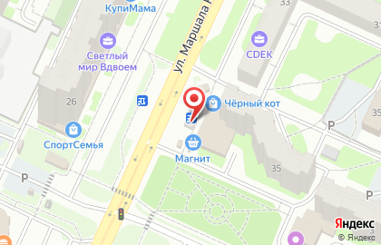 Артезианская вода Комляковская на улице Маршала Конева на карте