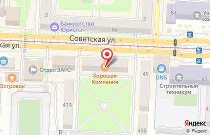 Магазин Фортуна на Советской улице на карте