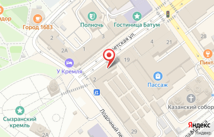 Строймаг на Советской улице на карте