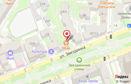 Чбар на карте