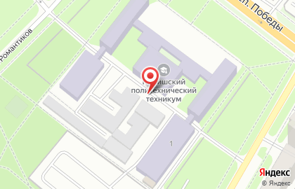 Нива на проспекте Победы на карте
