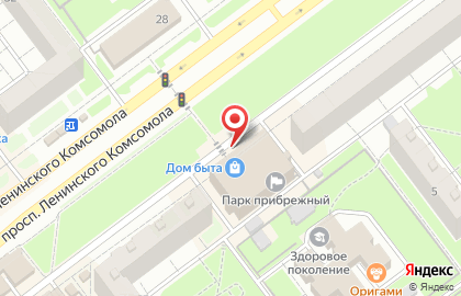 Пекарня Колобок на проспекте Ленинского Комсомола на карте
