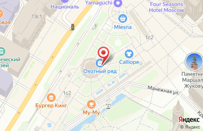 Befree на Охотном ряду на карте
