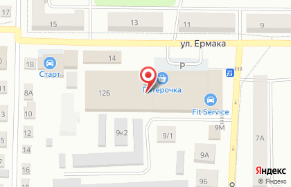 Супермаркет Пятёрочка на улице Островского на карте