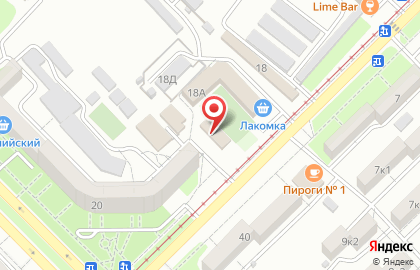 Служба доставки осетинских пирогов Алания на карте