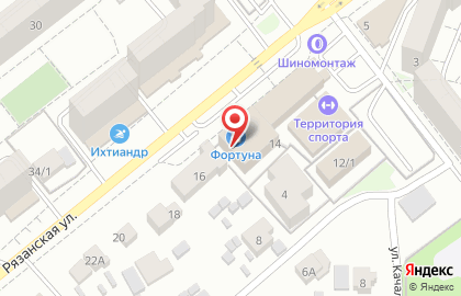 Автошкола Форсаж на Рязанской улице на карте