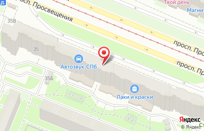 Торгово-монтажная компания Окна Стиль СПб на проспекте Просвещения на карте