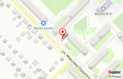Парикмахерская Авантаж на улице М.Горького на карте