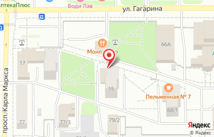 Салон-парикмахерская Фея в Правобережном районе на карте