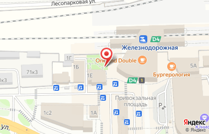 Салон сотовой связи МегаФон на Привокзальной площади, вл1 стр 2 в Балашихе на карте