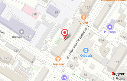 Фотостудия художественной фотографии на улице Николая Островского, 13 на карте