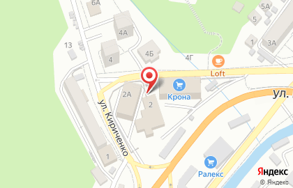 Страховой брокер на улице Кириченко на карте