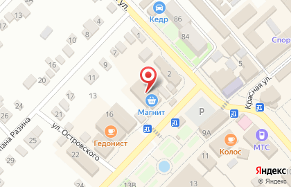 Продуктовый магазин Семидаль на карте