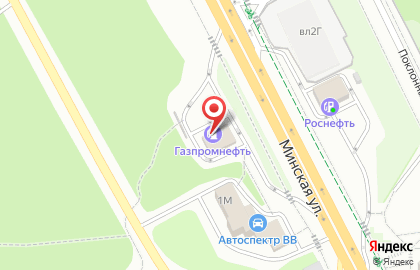 Автомойка Газпромнефть в Филях-Давыдково на карте
