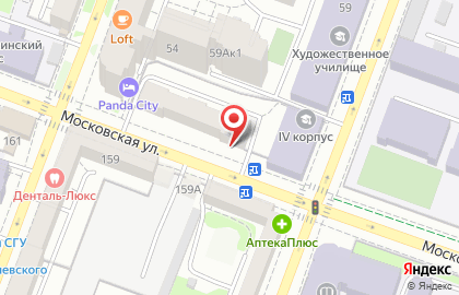 Тату-салон Black Tattoo на Московской улице на карте