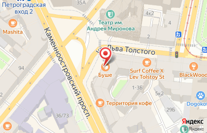 ОАО Банкомат, Банк Российский Кредит на улице Льва Толстого на карте
