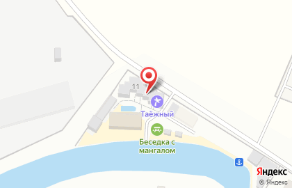 Ресторан Таёжный на карте