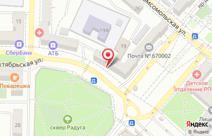 Универсам Николаевский на Октябрьской улице, 19 на карте