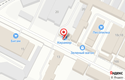 Торговая компания Керамир в Ярославле на карте