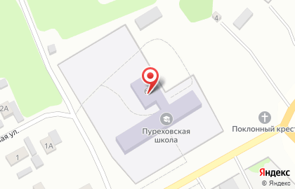 Пуреховская средняя школа на карте
