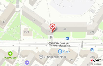 Цветочный салон Florenso на Олимпийской улице на карте