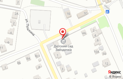 Частный детский сад Звёздочка на карте