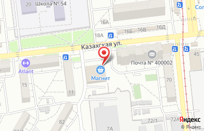 Парикмахерская Фея на Казахской улице на карте