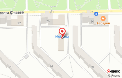 Автомойка в Уфе на карте