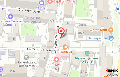 Компания по продаже БАДов F-life на улице Малая Полянка на карте