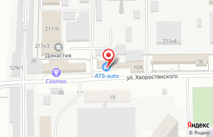 Специализированный автотехцентр Ats-auto на улице Хворостянского на карте