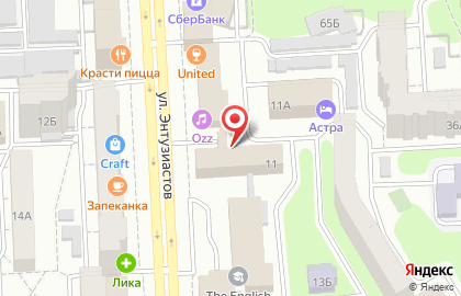 Компания Консул на улице Энтузиастов на карте