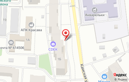 Магазин товаров для дома на Камской улице на карте