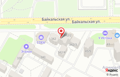 Школа иностранных языков Школа Успеха на Байкальской улице на карте